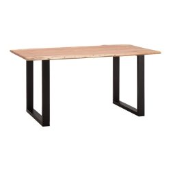 Esstisch Aus Akazie Echtholz Ca.160x85cm 'malmo' Metall, Holz 