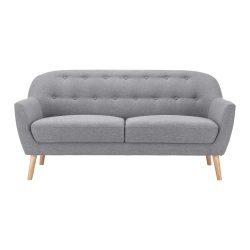 2-sitzer-sofa Anela Webstoff Hellgrau 