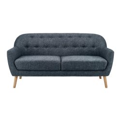 3-sitzer-sofa Lory Struktur Dunkelgrau 