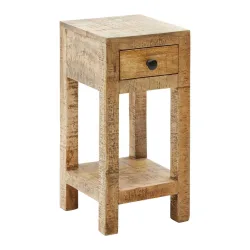 Blumentisch In Naturfarben Holz 