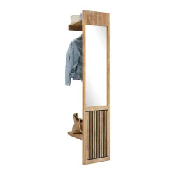 Garderobenpaneel Everest Naturfarben 40/200/47 cm 