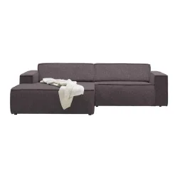 Wohnlandschaft Loft Graphitfarben Cord Graphitfarben 