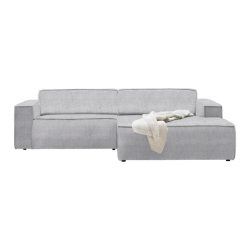 Wohnlandschaft Loft Grau Cord Grau 