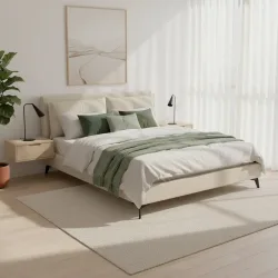 Polsterbett Sleepy Ca. 180x200 Cm Beige 180/200 cm Beige 