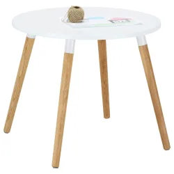 Kindertisch Weiss/naturfarben 