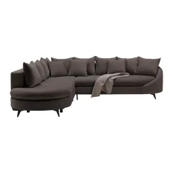 Ecksofa Axel Mokka Chenille Mokka 