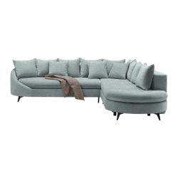 Ecksofa Axel Hellblau Hellblau 