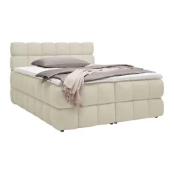 Boxspringbett Bubble Box Taupe Ca. 180x200cm 180/200 cm Beige 
