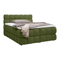 Boxspringbett Bubble Box -Exklusiv- 180/200 cm Olivgrün 
