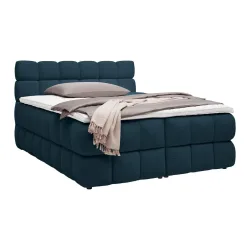 Boxspringbett Bubble Box Blau Ca. 180x200cm 180/200 cm Blau 