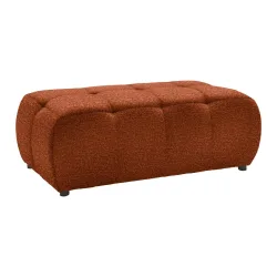 Hocker Sofi Rostfarben Rostfarben Textil 