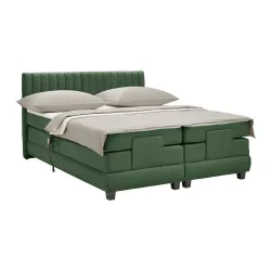 Boxspringbett Dixon Dunkelgrün Ca. 160x200cm 160/200 cm Dunkelgrün 