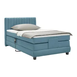 Boxspringbett Dixon Dunkelblau Ca. 120x200cm 120/200 cm Dunkelblau 