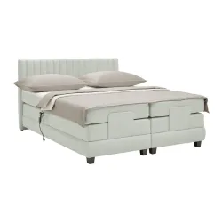 Boxspringbett Dixon Hellgrau Ca. 160x200cm 160/200 cm Hellgrau 
