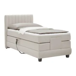 Boxspringbett Dixon Beige Ca. 90x200cm 90/200 cm Beige 