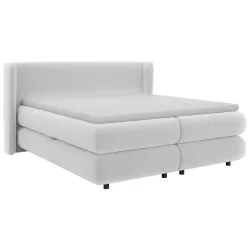 Boxspringbett Elodie Weiss Ca. 160x200cm 160/200 cm Weiss 