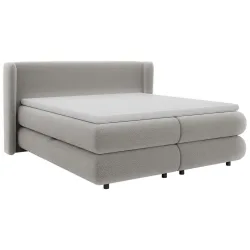 Boxspringbett Elodie Grau Ca. 160x200cm 160/200 cm Grau 