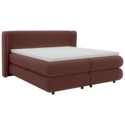 Boxspringbett Elodie Rot Ca. 180x200cm 180/200 cm Rot 