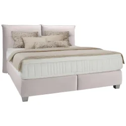 Boxspringbett Fog In Sandfarben Ca. 180x200cm 180/200 cm Sandfarben 