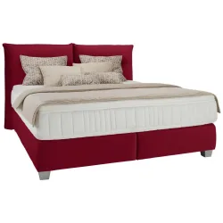 Boxspringbett Fog In Rot Ca. 160x200cm 160/200 cm Rot 