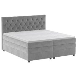 Boxspringbett Chess Silberfarben Ca. 180x200cm 180/200 cm Silberfarben 