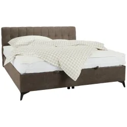 Boxbett In Hellbraun Ca. 180x200cm 180/200 cm Hellbraun 