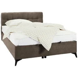 Boxbett In Hellbraun Ca. 140x200cm 140/200 cm Hellbraun 