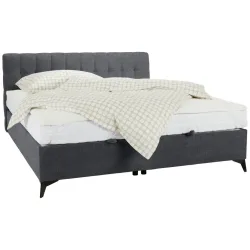 Boxbett Magic Taupe/anthrazit Ca. 180x200cm 180/200 cm Anthrazit 