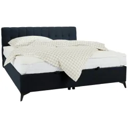 Boxbett In Schwarz Ca. 160x200cm 160/200 cm Schwarz 