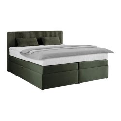 Boxspringbett Rossa In Olivgrün Ca. 160x200cm 160/200 cm Olivgrün 