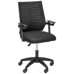 Drehstuhl In Schwarz Netzbespannung Schwarz 