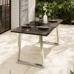 Modern Living, Gartentisch Christopher in Akaziefarben