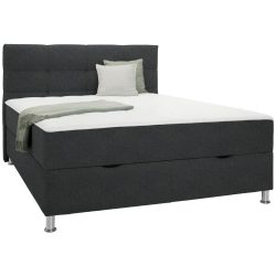 Boxbett Oviedo 160 In Anthrazit Ca. 160x200cm 160/200 cm Anthrazit 