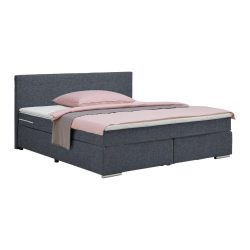 Boxspringbett Palermo In Anthrazit Ca. 160x200cm 160/200 cm Anthrazit 