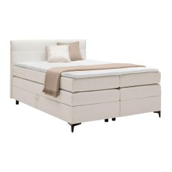 Boxspringbett Bari In Creme Ca. 140x200cm 140/200 cm Creme 