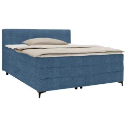 Boxspringbett Bari In Blau Ca. 160x200cm 160/200 cm Blau 