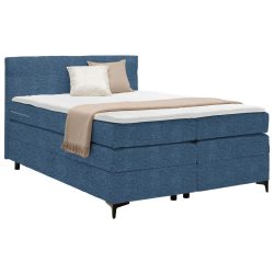 Boxspringbett Bari In Blau Ca. 140x200cm 140/200 cm Blau 