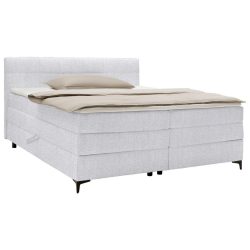 Boxspringbett Bari In Hellgrau Ca. 180x200cm 180/200 cm Hellgrau 
