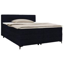 Boxspringbett Bari In Schwarz Ca. 180x200cm 180/200 cm Schwarz 