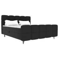 Boxbett Mona Schwarz Ca. 180x200cm 180/200 cm Schwarz 