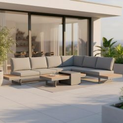 Gartenlounge Sabrina 4-teilig  323/79/253 cm 