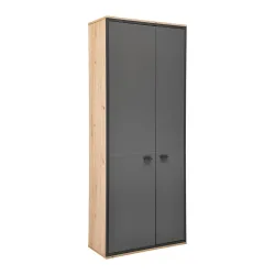 Garderobenschrank Florenz Grau/eiche Artisan 79/196,2/37,3 cm 