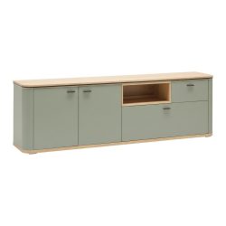 Tv-element Lagos Salbeigrün/eiche Artisan Salbeigrün, Eiche Artisan 210/65/42,5 cm 