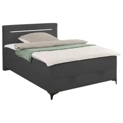 Boxbett Jerry Dunkelgrau Ca. 100x200cm 100/200 cm Dunkelgrau 