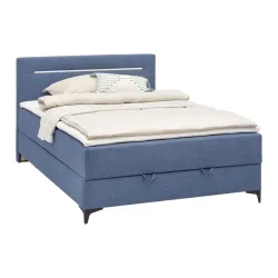 Boxbett Jerry In Blau Ca. 140x200cm 140/200 cm Dunkelblau 