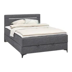 Boxbett Jerry In Grau Ca. 100x200cm 100/200 cm Grau 