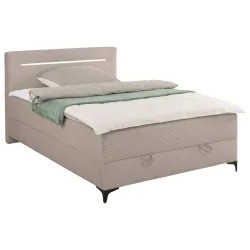 Boxbett Jerry Hellbraun Ca. 140x200cm 140/200 cm Hellbraun 