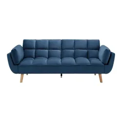 Bettsofa Cora Blau Cora Blau Holz, Textil 
