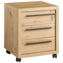 Rollcontainer In Eiche Artisan 54/63/45 cm 