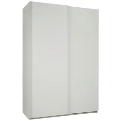 Schwebetürenschrank In Weiss 150/222/60 cm Weiss 